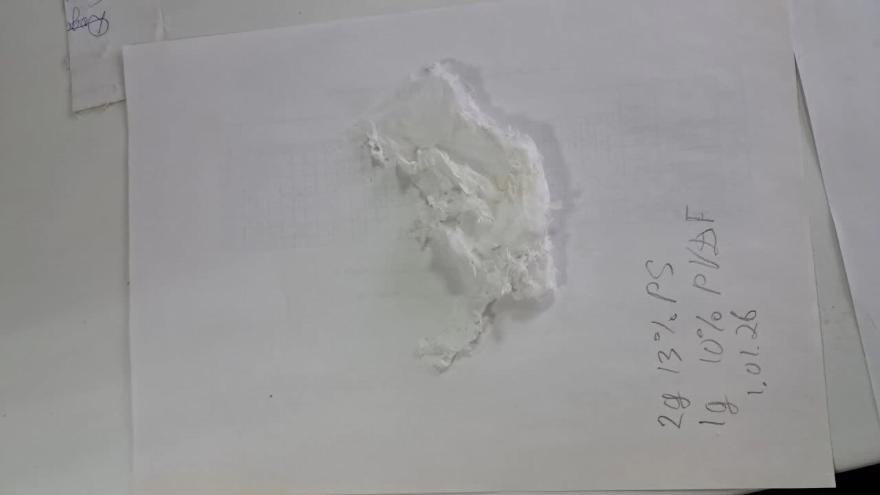 Electrospinning: Solutions of Polystyrene and Polyvinylidene Difluoride in Dimethylformamide